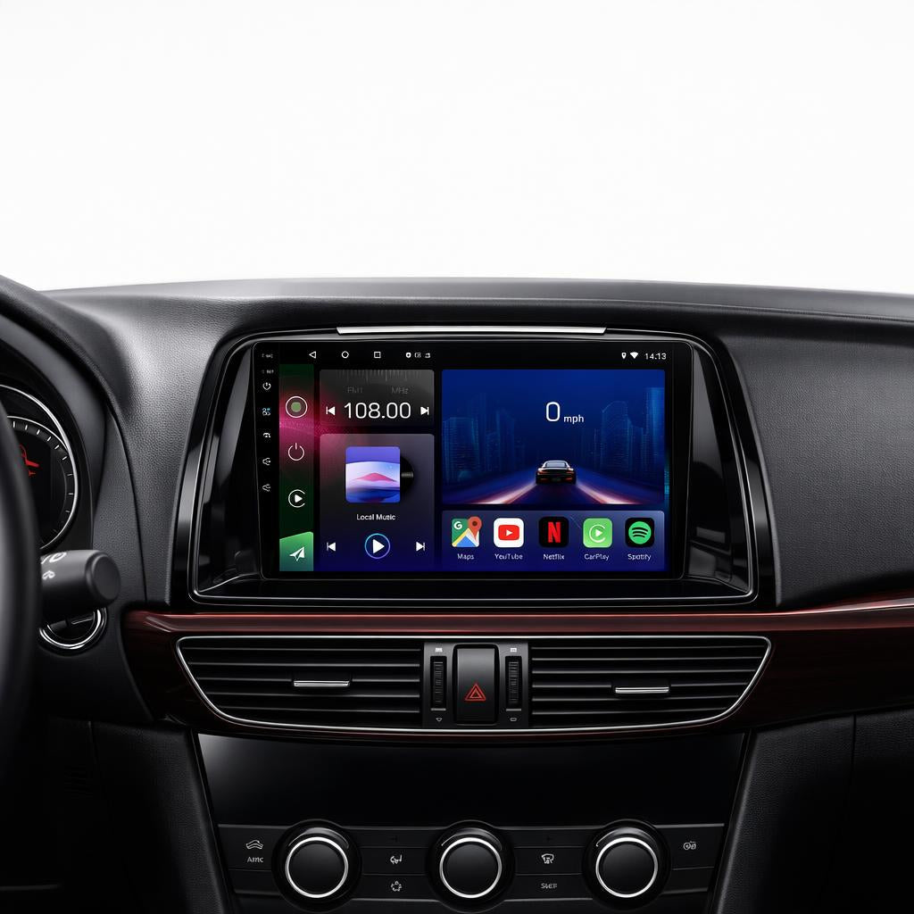 Mazda 6 2012-2015 Android 14 Car Stereo Head Unit with Wireless CarPlay Android Auto - WeFitAnyCar