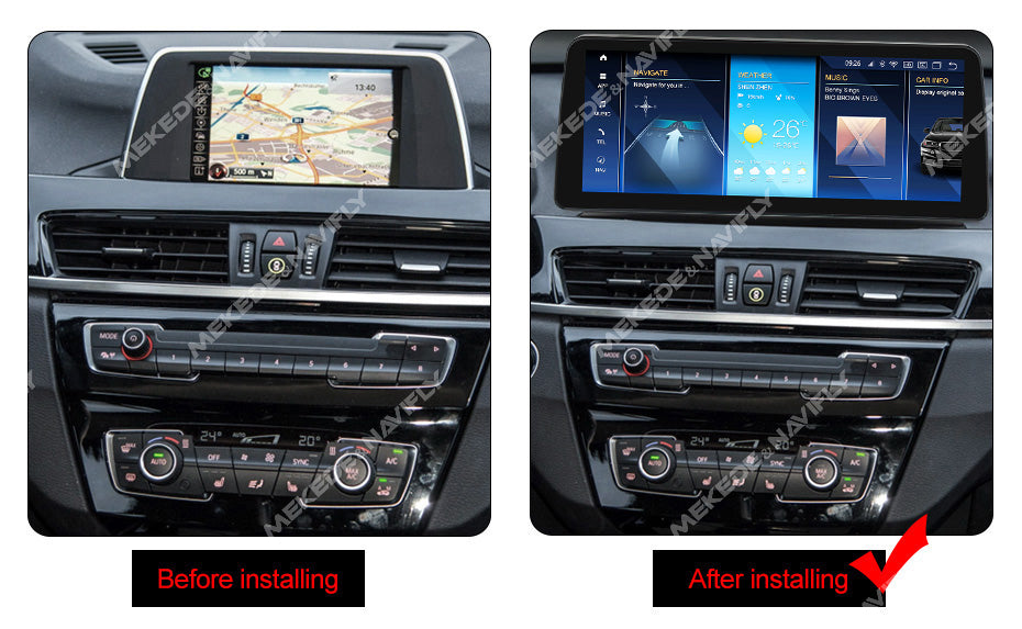 BMW X1 X2 | 2015-2022 | F48 F39 | Android 13 Wireless CarPlay & Android Auto | Car Stereo Head Unit NBT EVO - Pluscenter
