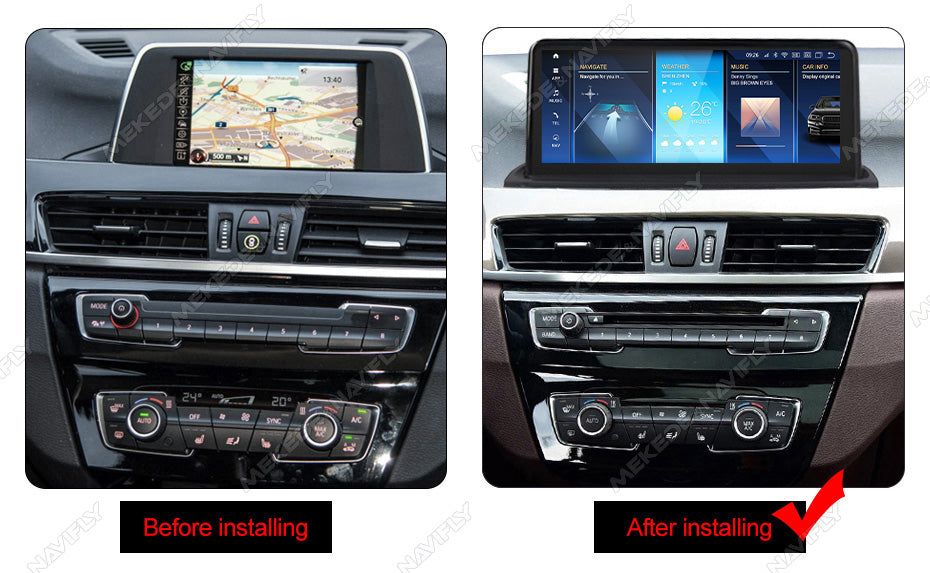BMW X1 X2 | 2015-2022 | F48 F39 | Android 13 Wireless CarPlay & Android Auto | Car Stereo Head Unit NBT EVO - Pluscenter