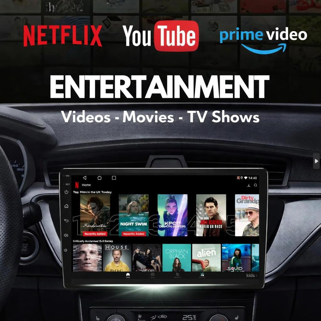 Volkswagen Touareg 2002-2010 Android 14 Car Stereo Head Unit with Wireless CarPlay Android Auto - WeFitAnyCar