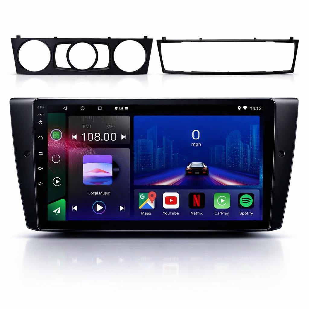 BMW 3 Series E90 E91 E92 M3 Android 14 Car Stereo Head Unit with Wireless CarPlay Android Auto - WeFitAnyCar