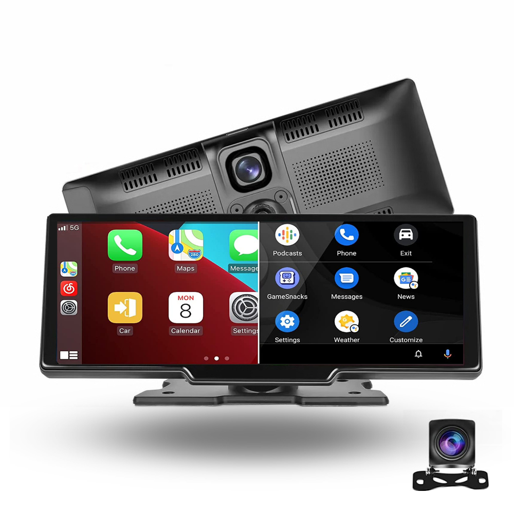 Smart Player | 10.26 Display | CarPlay Android Auto | Car Stereo | Rear Camera Monitor | Dash Cam DVR | FM Radio - Pluscenter