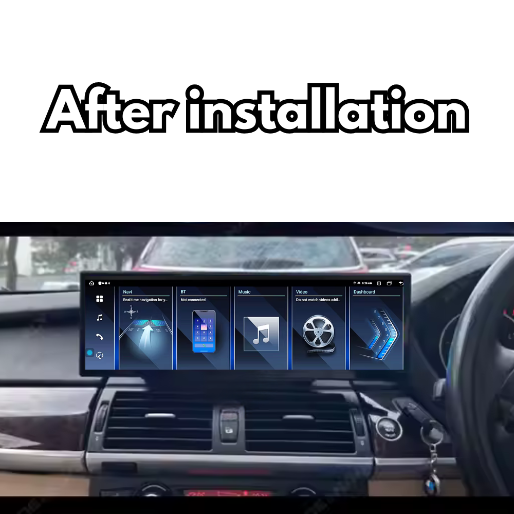 BMW X5 X6 | 2006-2014 | E70 E71 | Android 13 Car Stereo Wireless CarPlay & Android Auto | Head Unit CCC CIC - Pluscenter