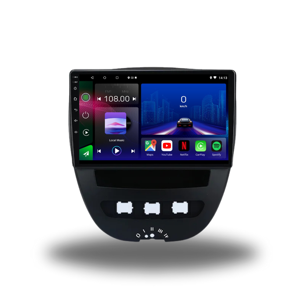 Peugeot 108 | Citroen C1 | Toyota Aygo | Android 13 | Car Stereo | Head Unit | 2005-2014 - Pluscenter