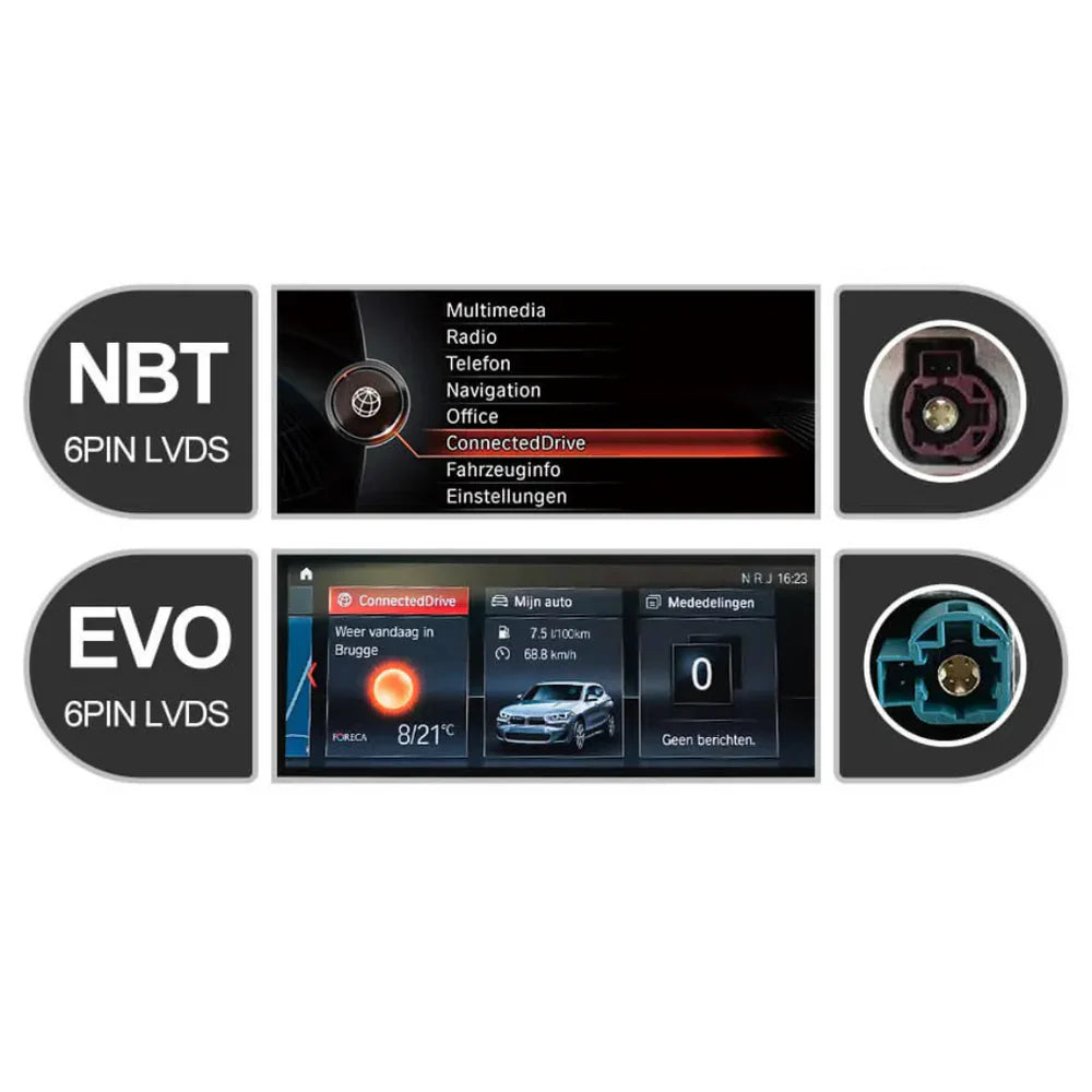 BMW X1 X2 | 2015-2022 | F48 F39 | Android 13 Wireless CarPlay & Android Auto | Car Stereo Head Unit NBT EVO - Pluscenter