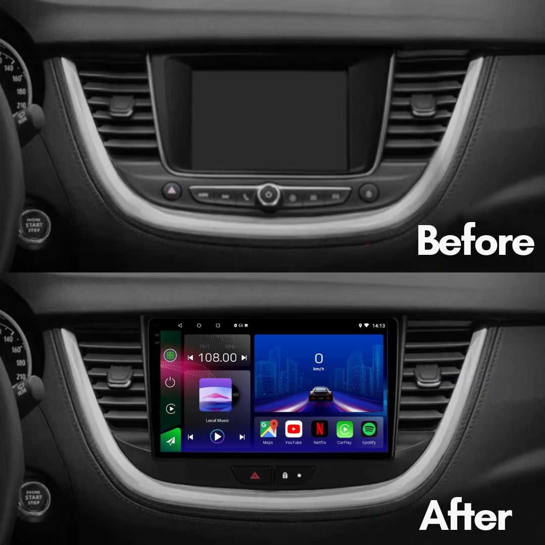 Vauxhall Grandland X Crossland X Crossland Android 14 Car Stereo Head Unit with Wireless CarPlay Android Auto - WeFitAnyCar