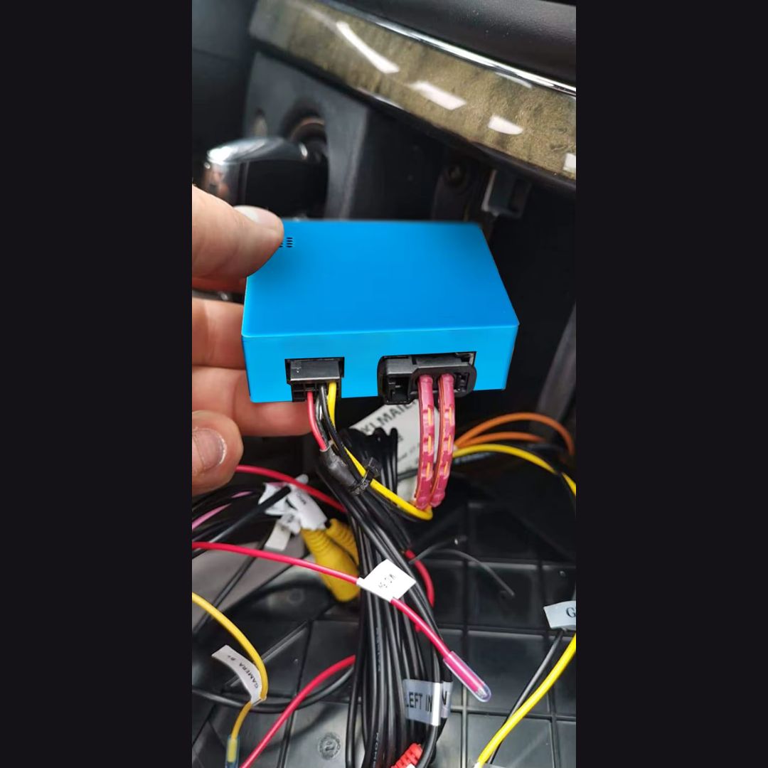 For Audi BMW Mercedes Porsche Aux Optical Fiber Optic Box Decoder Amplifier Adapter - WeFitAnyCar