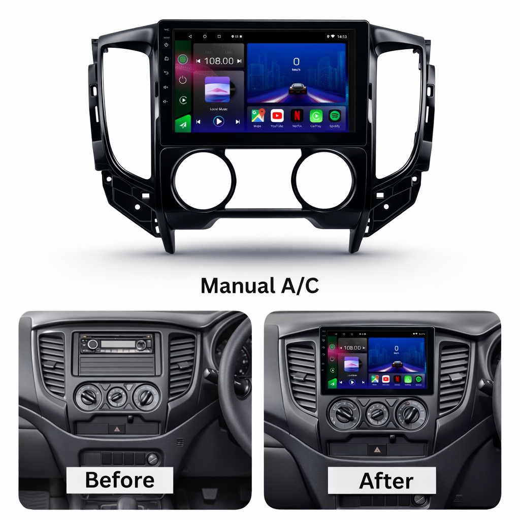 Mitsubishi L200 2015-2021 Android 14 Car Stereo Head Unit | CarPlay & Android Auto - WeFitAnyCar