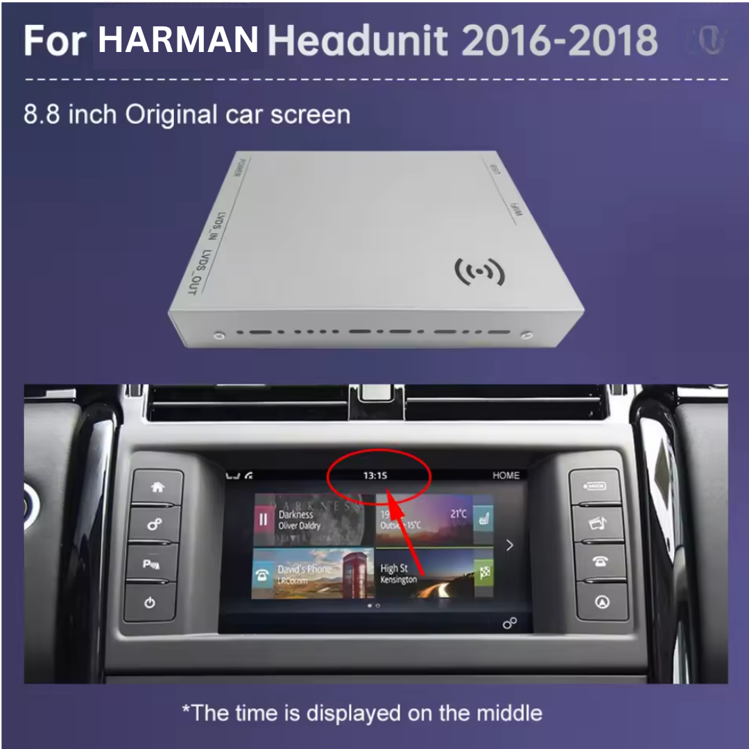 For Land Rover Range Rover & Jaguar Wireless Apple CarPlay & Android Auto Retrofit 2012–2018 - WeFitAnyCar