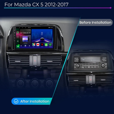 Mazda CX-5 2012-2017 Android 14 Car Stereo Head Unit with Wireless CarPlay Android Auto - WeFitAnyCar