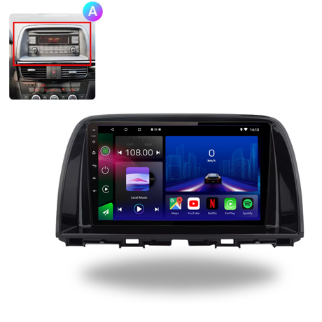 Mazda CX-5 2012-2017 Android 14 Car Stereo Head Unit with Wireless CarPlay Android Auto - WeFitAnyCar