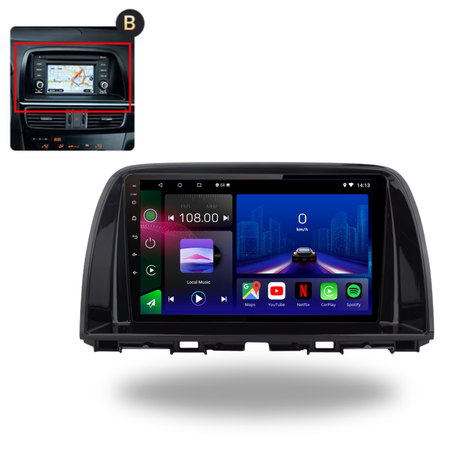 Mazda CX-5 2012-2017 Android 14 Car Stereo Head Unit with Wireless CarPlay Android Auto - WeFitAnyCar