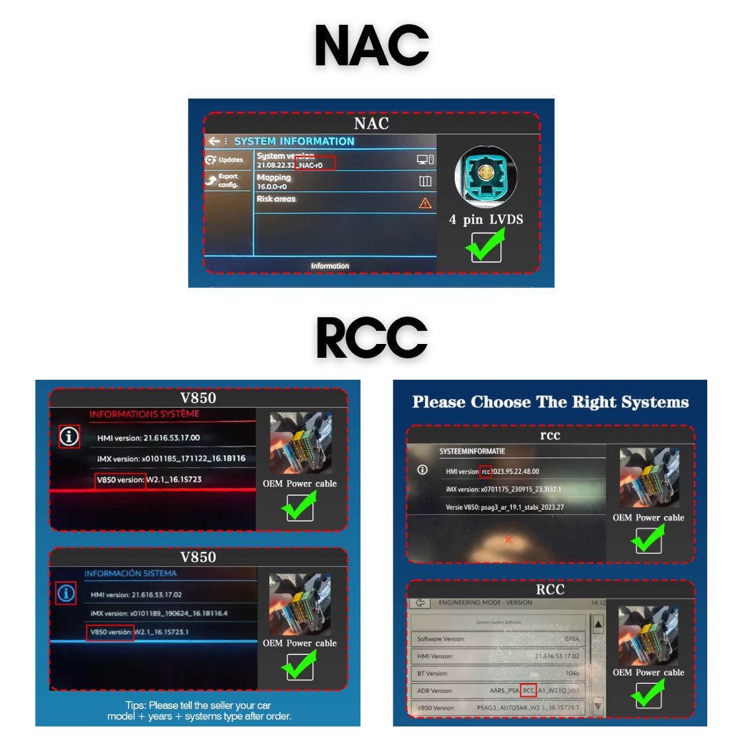 For Citroen Peugeot Vauxhall Toyota Wireless Apple CarPlay Retrofit Android Auto RCC & NAC