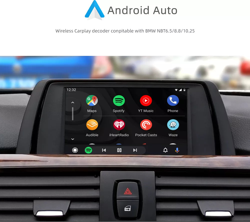 Wireless Apple CarPlay for BMW Android Auto Decoder Box NBT CIC EVO - Pluscenter
