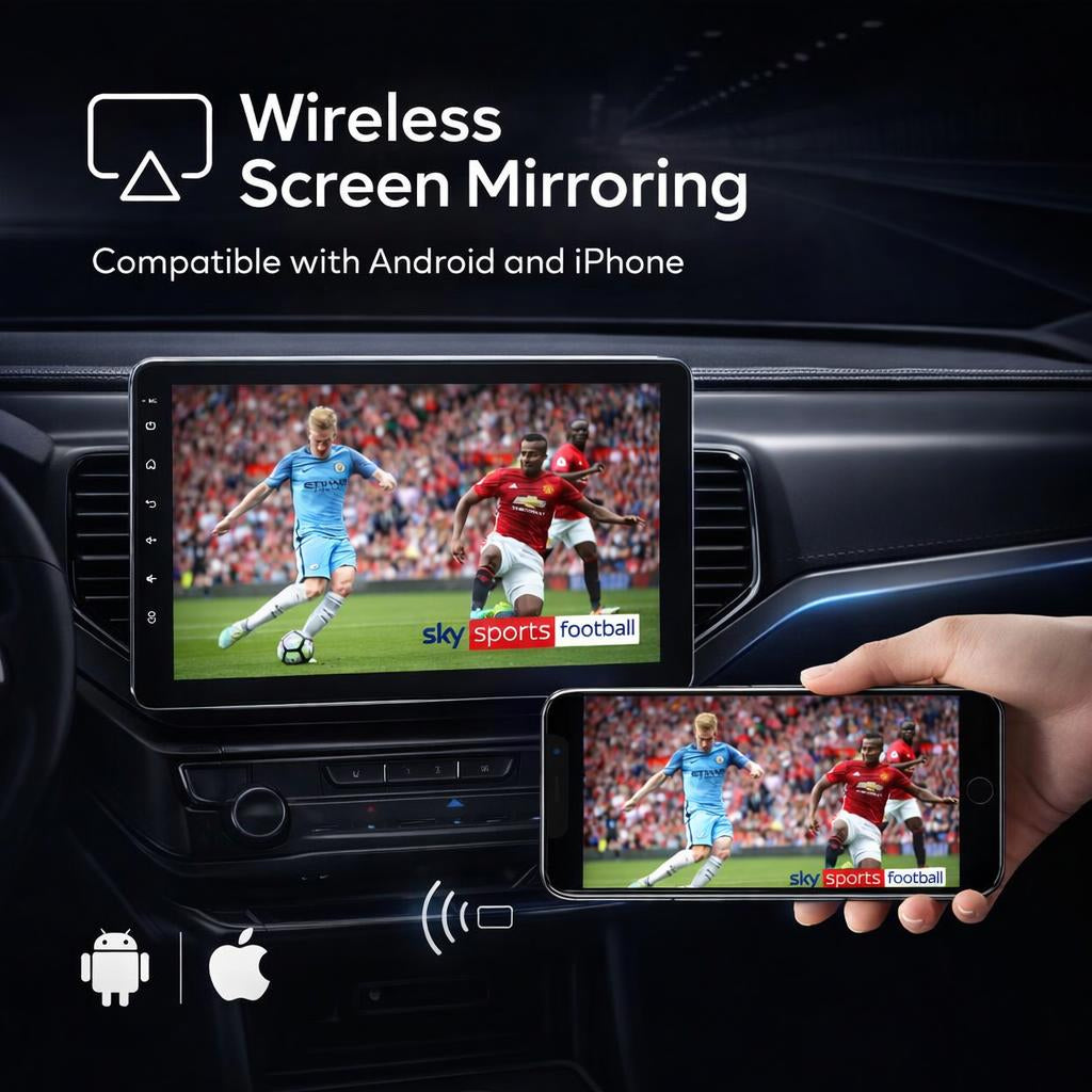 BMW X1 2009-2015 Android 14 Car Stereo Head Unit with Wireless CarPlay Android Auto - WeFitAnyCar