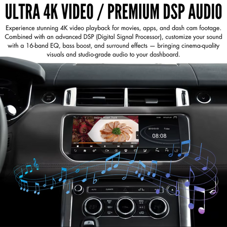 Range Rover L322 | 2002-2012 | Android 14 Wireless CarPlay & Android Auto | Car Stereo Head Unit | Land Rover - Pluscenter