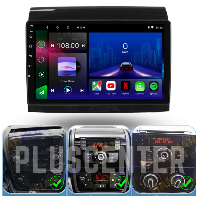 FIAT Ducato | Peugeot Boxer | Citroen Relay | 2006-2022 | Android 13 | Car Stereo Head Unit - Pluscenter