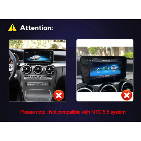 Mercedes C Class GLC V-Class Vito 2014-2019 W205 X253 W446 Android 13 Car Stereo Wireless CarPlay & Android Auto Head Unit - DriveCast