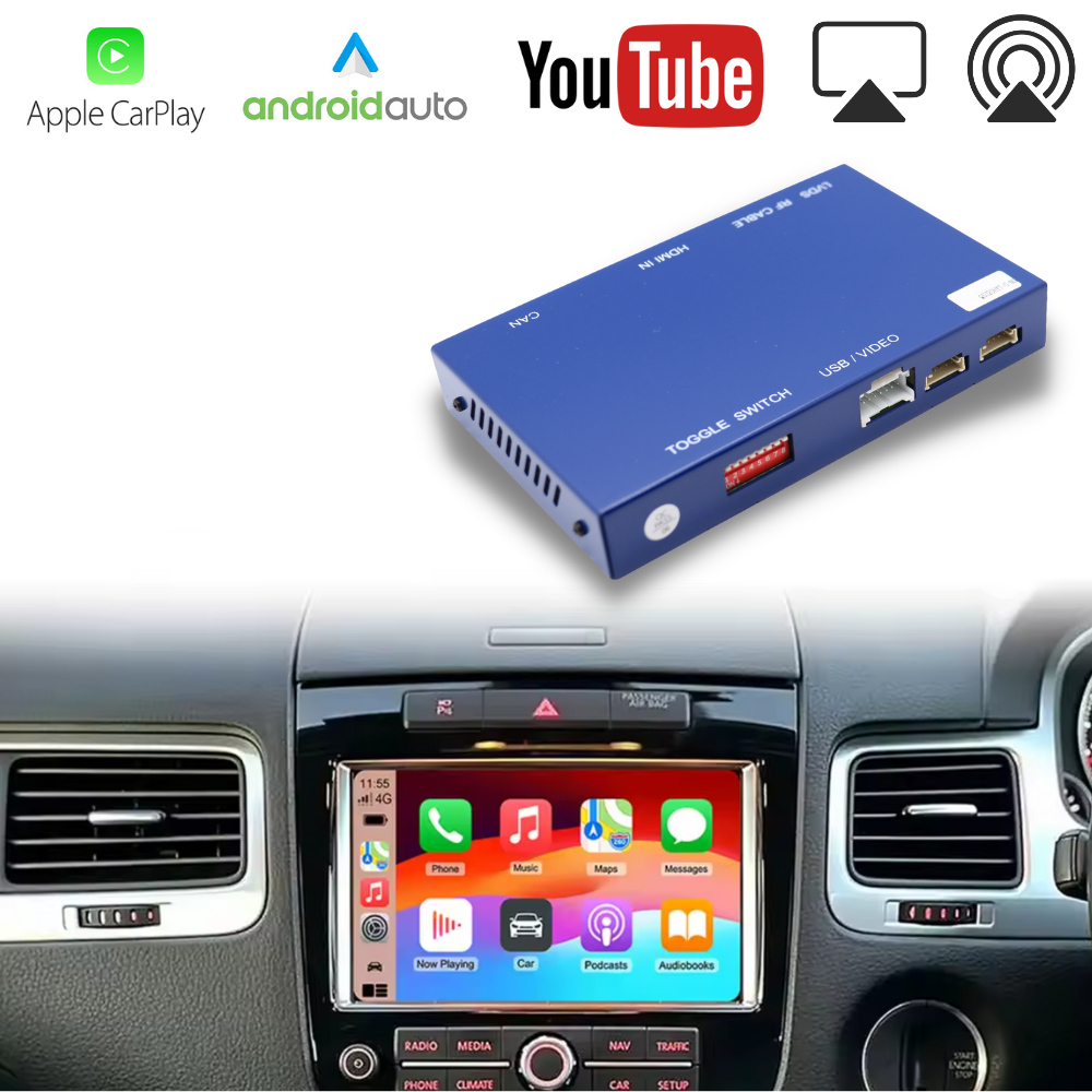 For Volkswagen Touareg Wireless Apple CarPlay Retrofit Android Auto