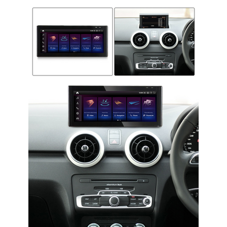 Audi A1 S1 | 2010-2018 | Android 13 Wireless CarPlay & Android Auto | Car Stereo Head Unit - Pluscenter
