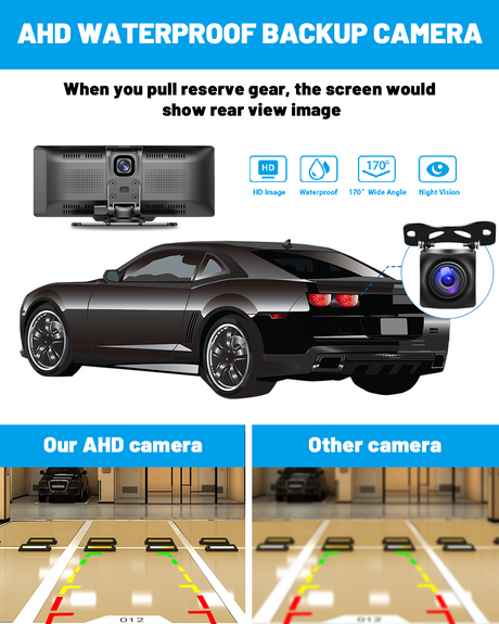 Smart Player | 10.26 Display | CarPlay Android Auto | Car Stereo  | Rear Camera Monitor | Dash Cam DVR | FM Radio - Pluscenter