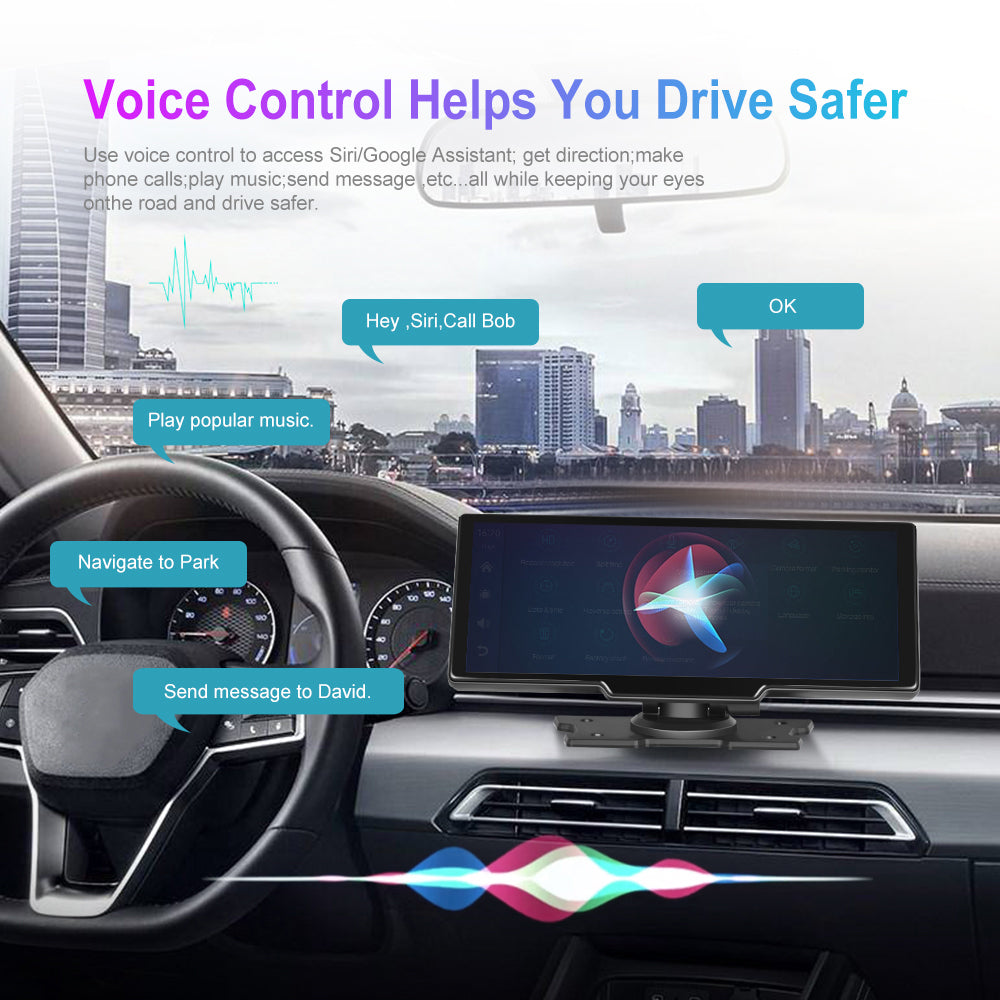 Smart Player | 10.26 Display | CarPlay Android Auto | Car Stereo  | Rear Camera Monitor | Dash Cam DVR | FM Radio - Pluscenter