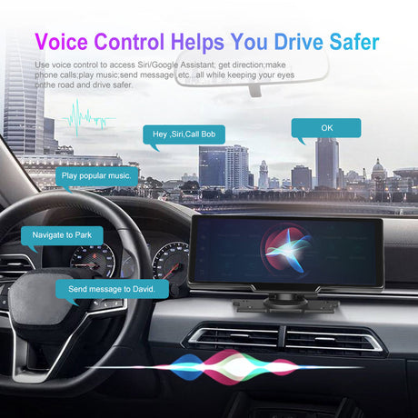 Smart Player | 10.26 Display | CarPlay Android Auto | Car Stereo  | Rear Camera Monitor | Dash Cam DVR | FM Radio - Pluscenter