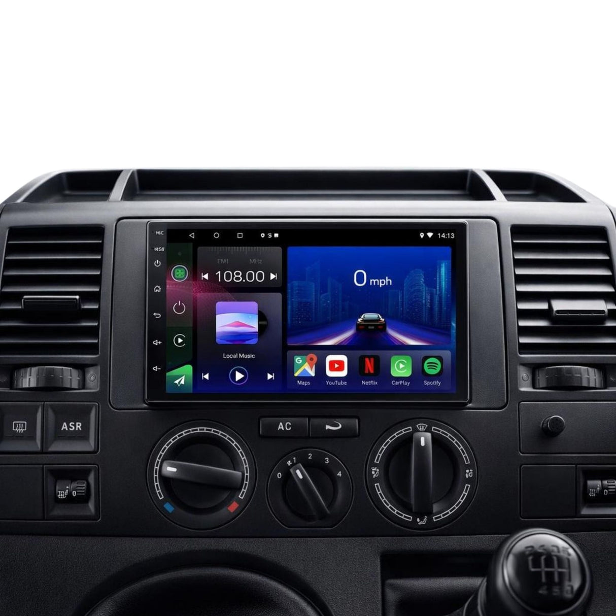Volkswagen Transporter T5 2003-2010 Android 14 Car Stereo Head Unit with Wireless CarPlay Android Auto - WeFitAnyCar