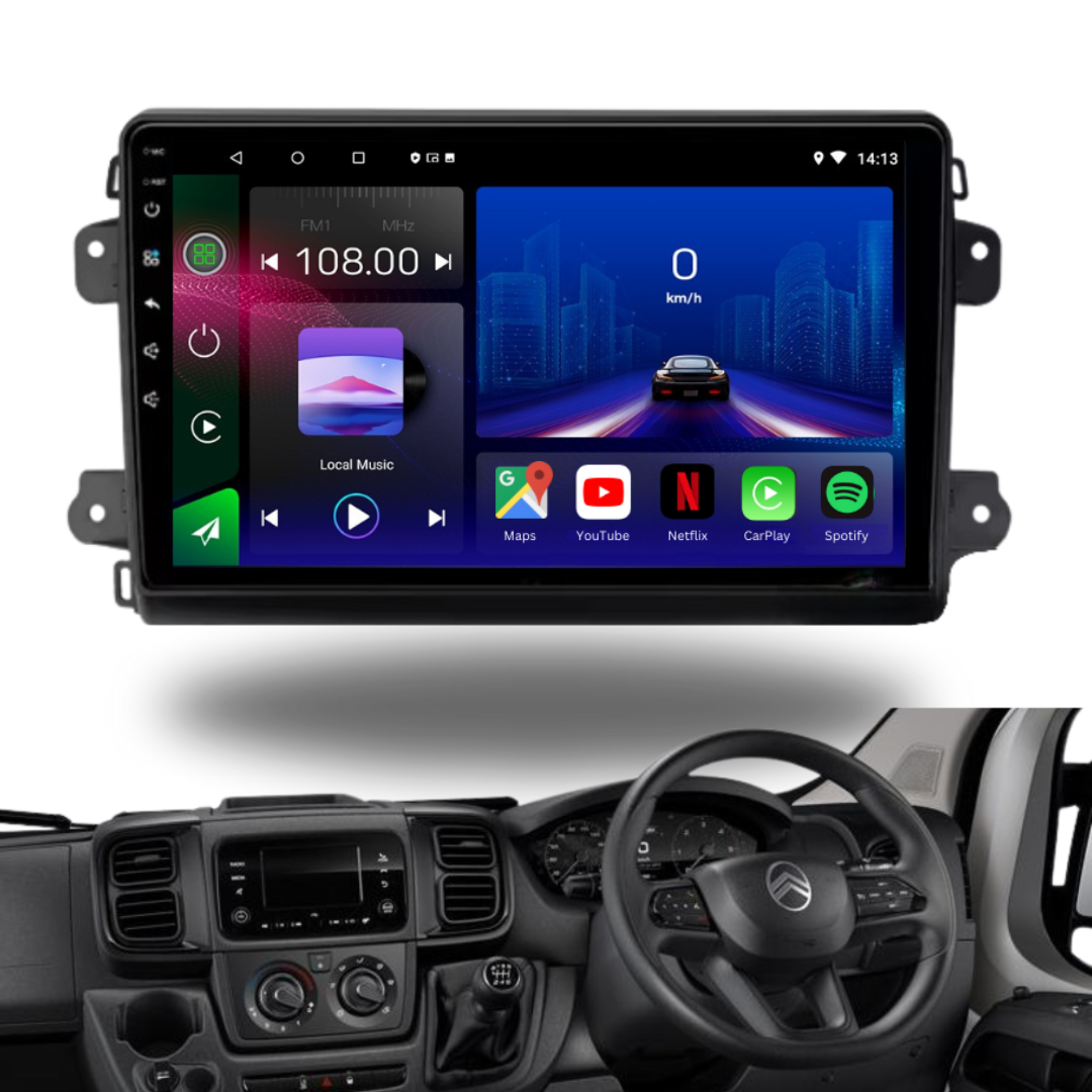 FIAT Ducato | Peugeot Boxer | Citroen Relay | 2023 Onwards | Android 13 | Car Stereo | Head Unit - Pluscenter