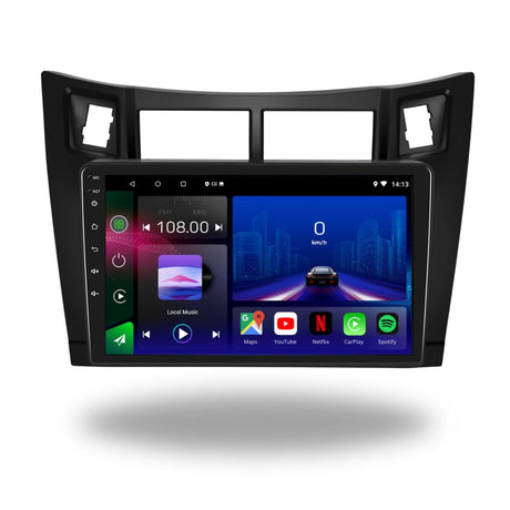 Toyota Yaris 2005–2012 Android 14 Car Stereo Head Unit with Wireless CarPlay Android Auto - WeFitAnyCar