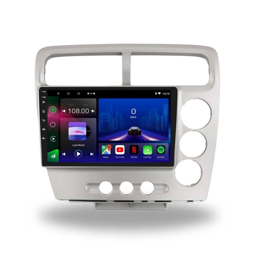 Honda Civic 2000-2005 Android 14 Car Stereo Head Unit with Wireless CarPlay Android Auto - WeFitAnyCar