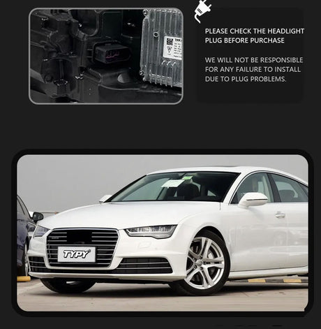 Audi | A7 S7 RS7 | 2011-2018 | Car Headlights LED Rear Tail Lights Sequential Turn Signal | Facelift - Pluscenter