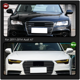 Audi | A7 S7 RS7 | 2011-2018 | Car Headlights LED Rear Tail Lights Sequential Turn Signal | Upgrade - Pluscenter