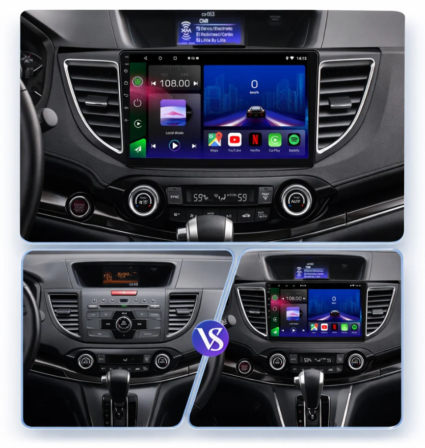Honda CRV 2012-2017 Android 14 Car Stereo Head Unit | CarPlay & Android Auto - WeFitAnyCar