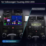 Volkswagen Touareg 2002-2010 Android 14 Car Stereo Head Unit with Wireless CarPlay Android Auto - WeFitAnyCar