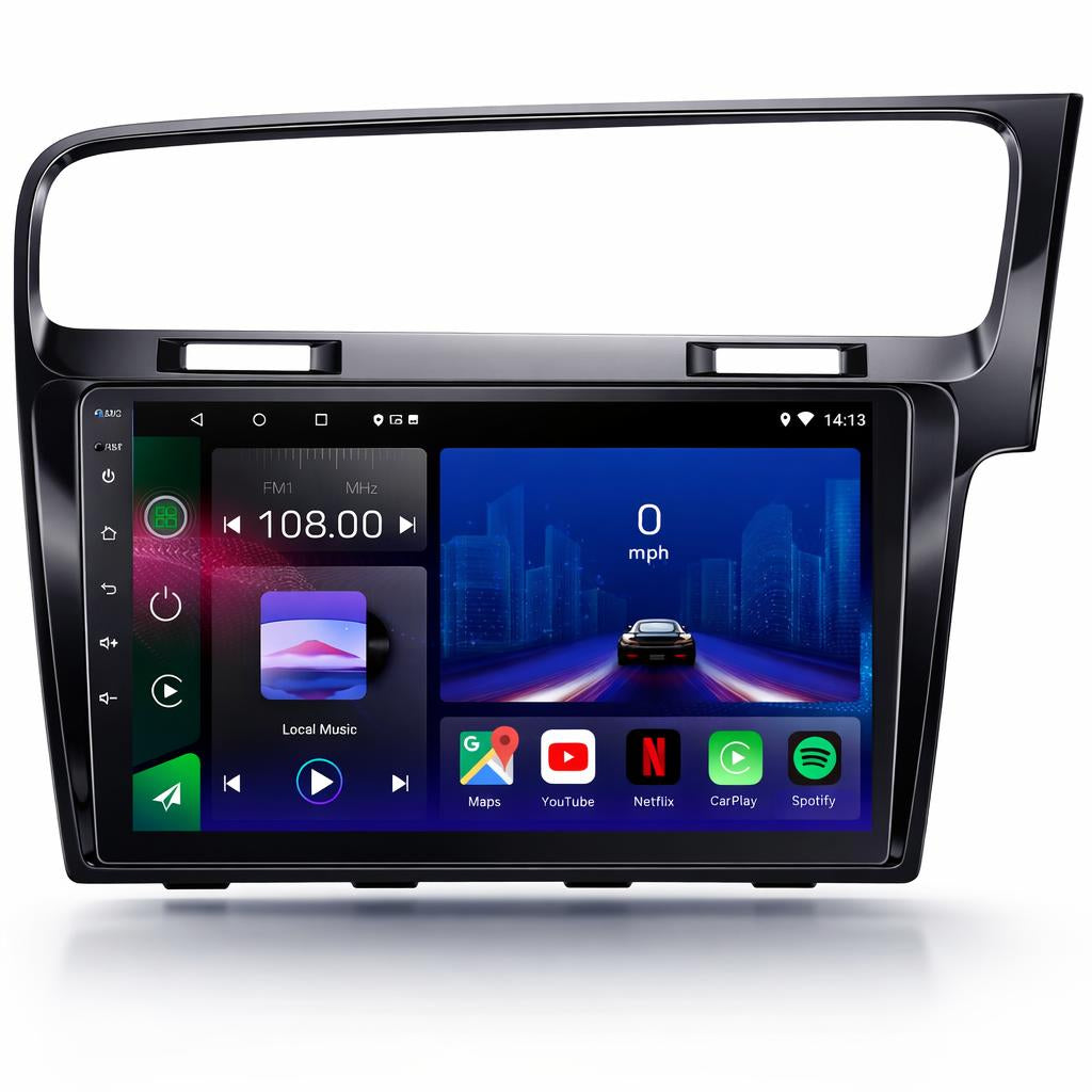 Volkswagen Golf MK7 2013-2019 Android 14 Car Stereo Head Unit with Wireless CarPlay Android Auto RHD - WeFitAnyCar