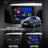BMW 1 Series  E81 E82 E87 E88  2004-2012 Android 14 Car Stereo Head Unit with Wireless CarPlay Android Auto - WeFitAnyCar
