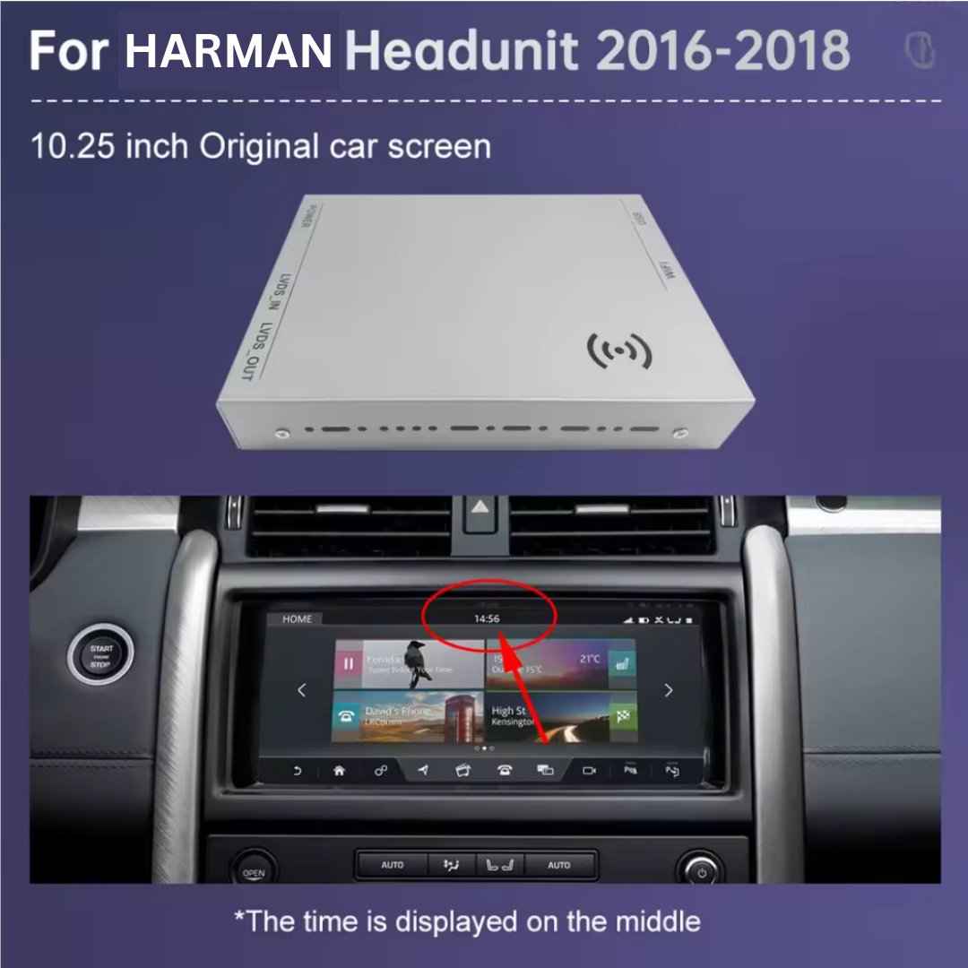 For Land Rover Range Rover & Jaguar Wireless Apple CarPlay & Android Auto Retrofit 2012–2018 - WeFitAnyCar